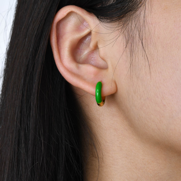 Wholesale Stainless Steel Women Hoop Earrings