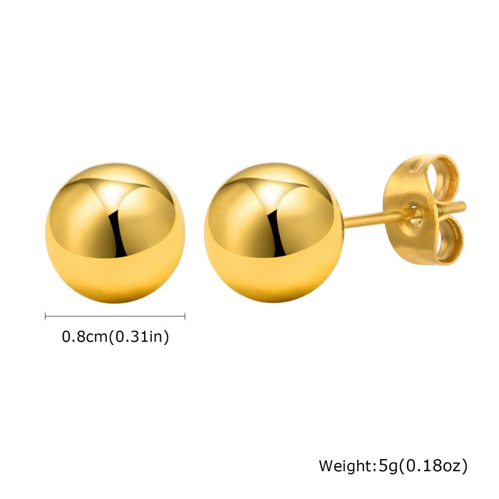 Wholesale Stianless Steel Bead Earring