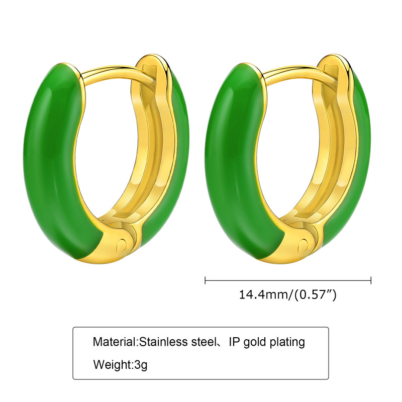 Wholesale Stainless Steel Women Hoop Earrings