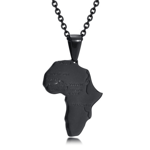 Wholesale Stainless Steel Map Pendant