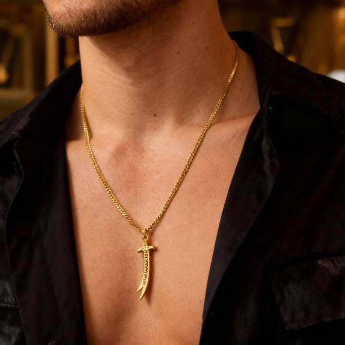 Stainless Steel Dagger Necklace Wholesale