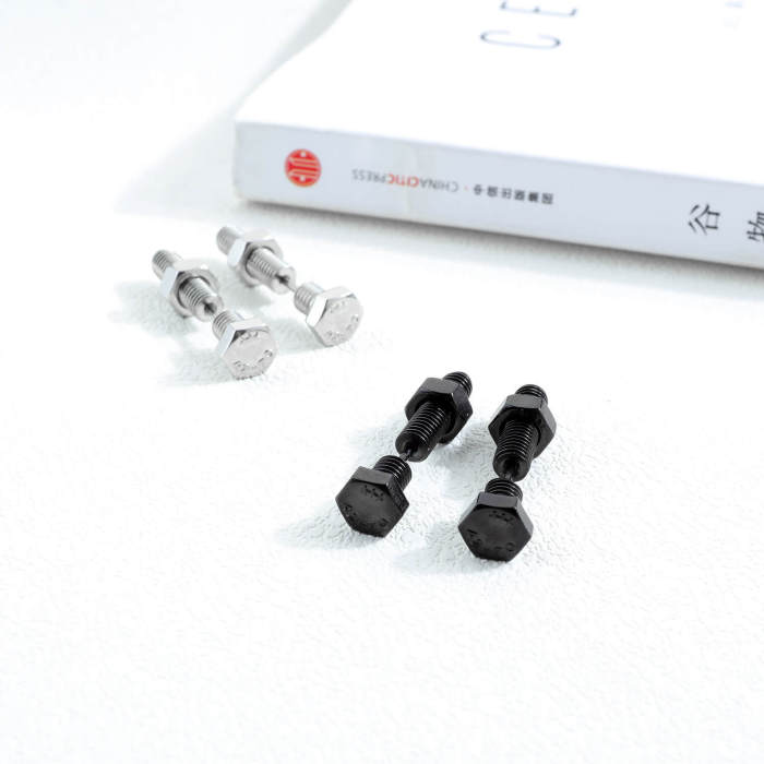 Wholesale Stainless Steel Screw Stud Earrings