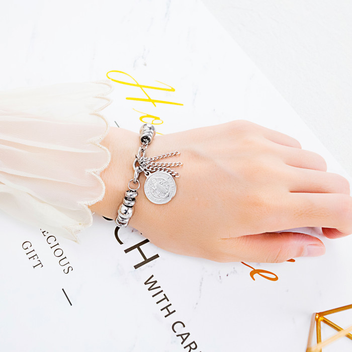 Wholesale Stainless Steel Catholic Bracelets Saints