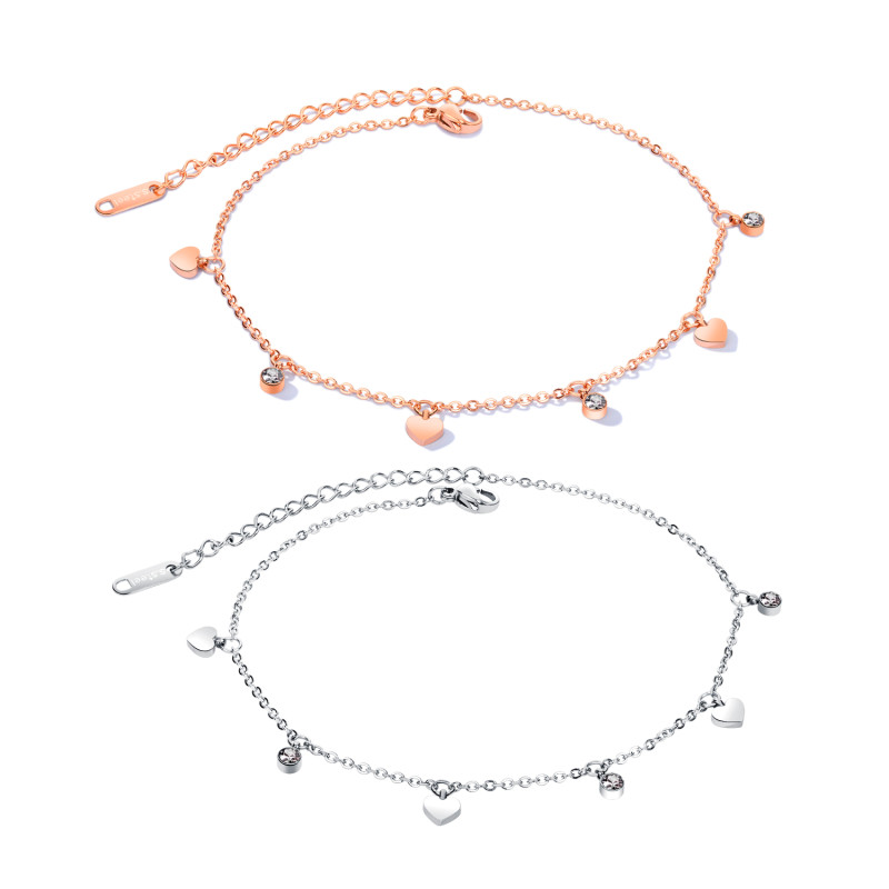 Wholesale Women Stainless Steel Anklet Styles