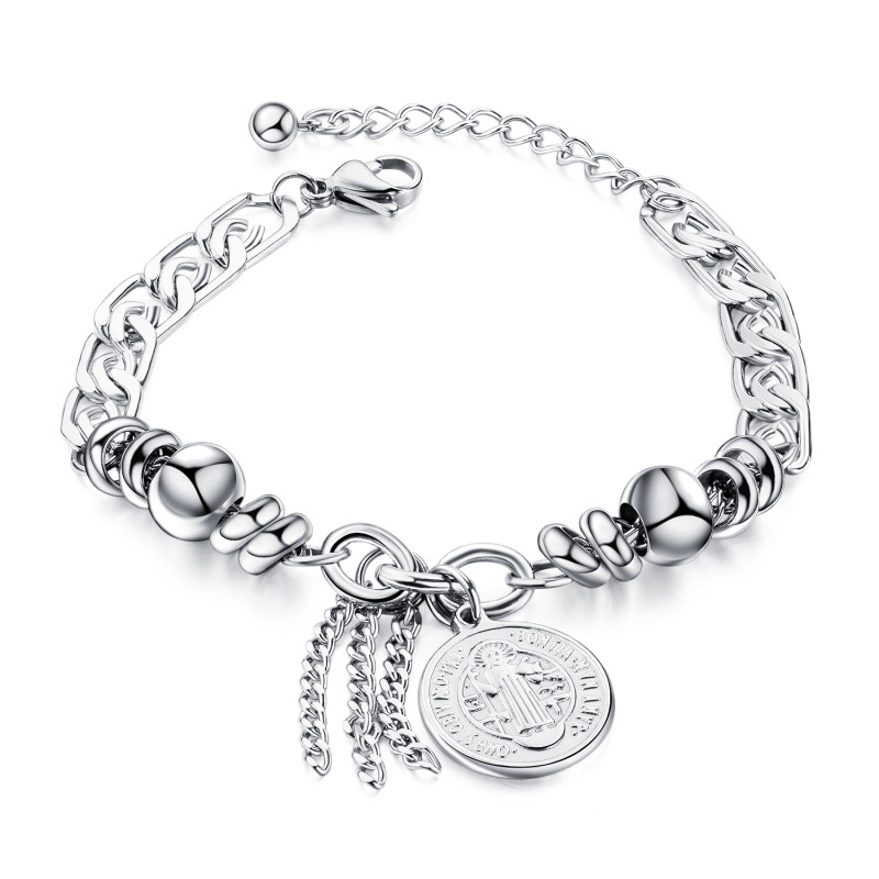 Wholesale Stainless Steel Catholic Bracelets Saints