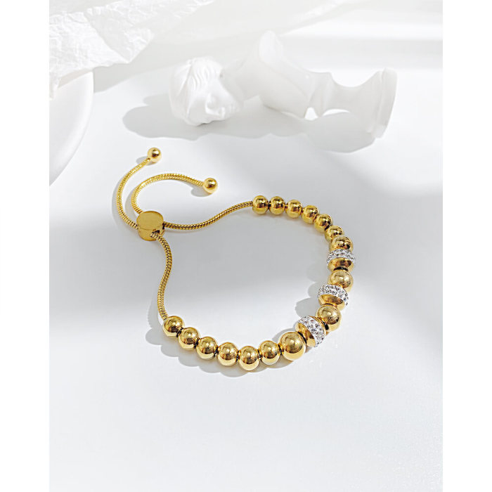 Wholesale Stainless Steel Women Beads Bracelet