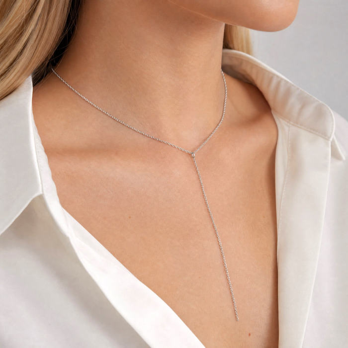 Wholesale Stainless Steel Y Chain Lariat Necklace