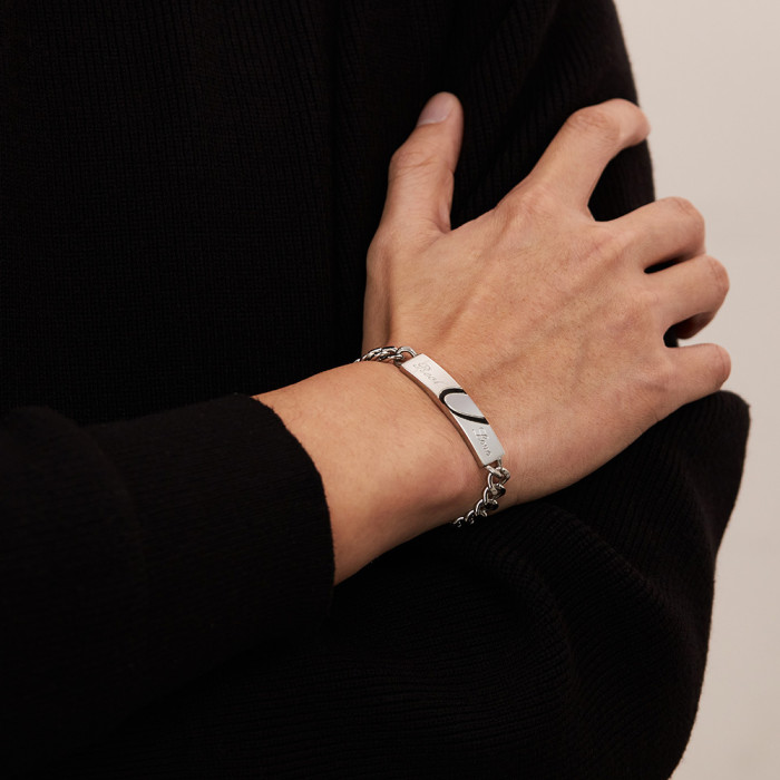 Stainless Steel Couple Bracelets Wholesaler