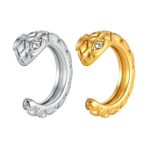 Wholesale Stainless Steel Snake Ear Cuff with CZ
