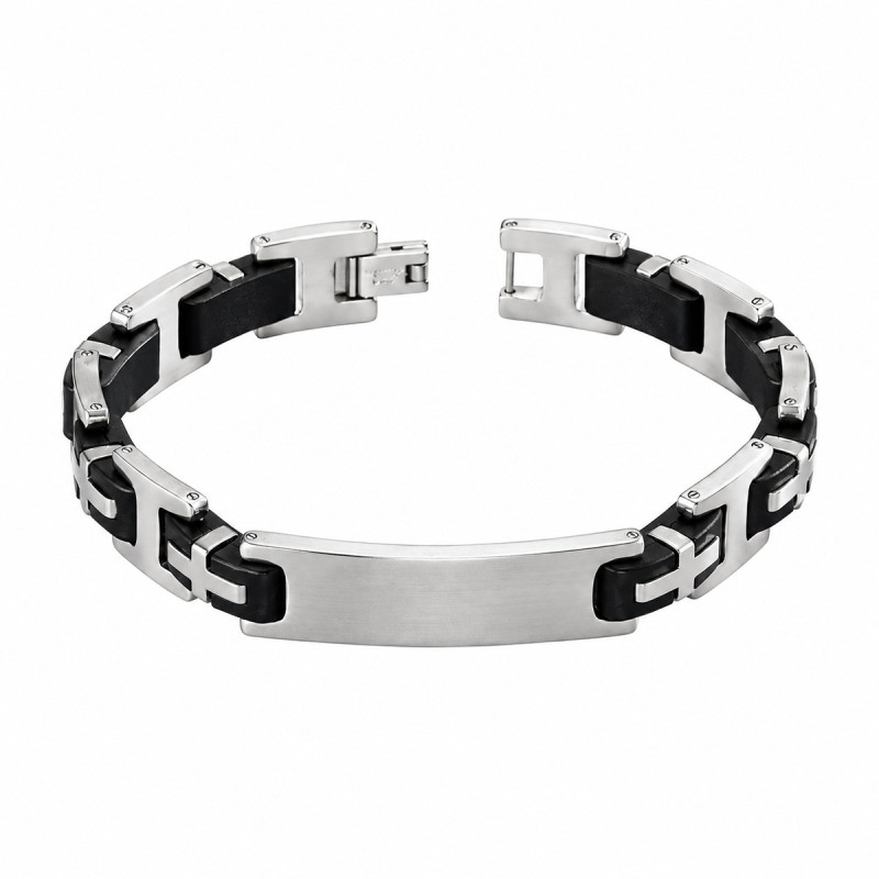 Wholesale Men's Stainless Steel Engravable ID Bracelet