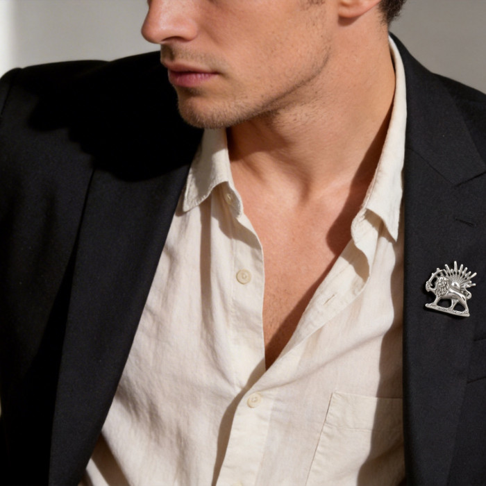Men’s Stainless Steel Lion Pendant Necklace
