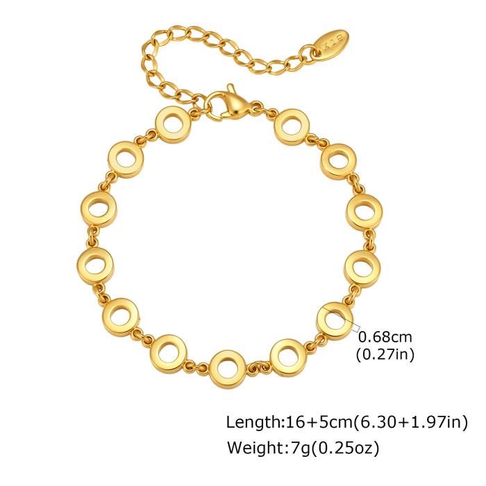 Wholesale Gold PVD Stainless Steel Bracelets – Four Styles