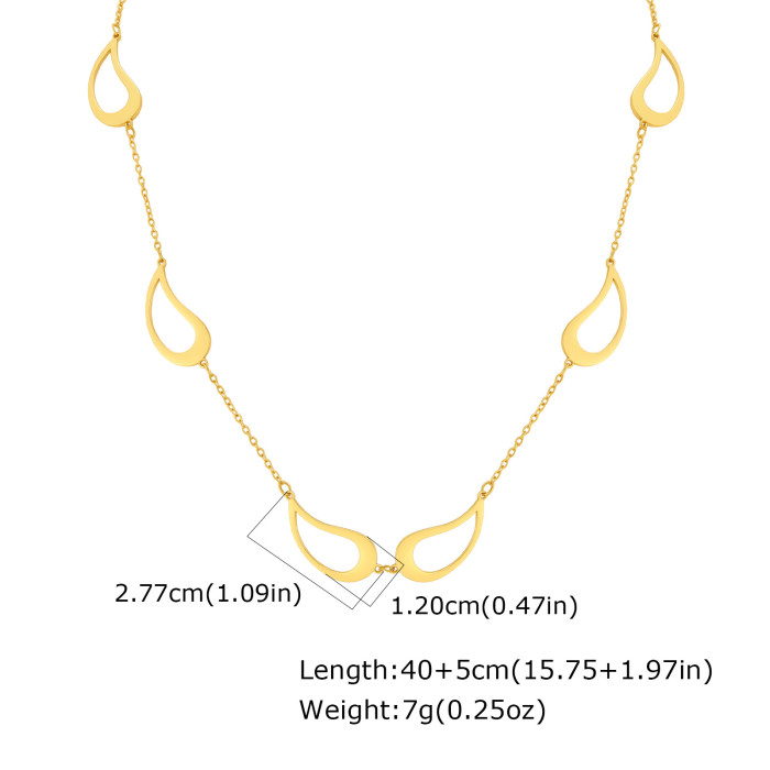 Wholesale Modern Aesthetic Layering Long Necklace