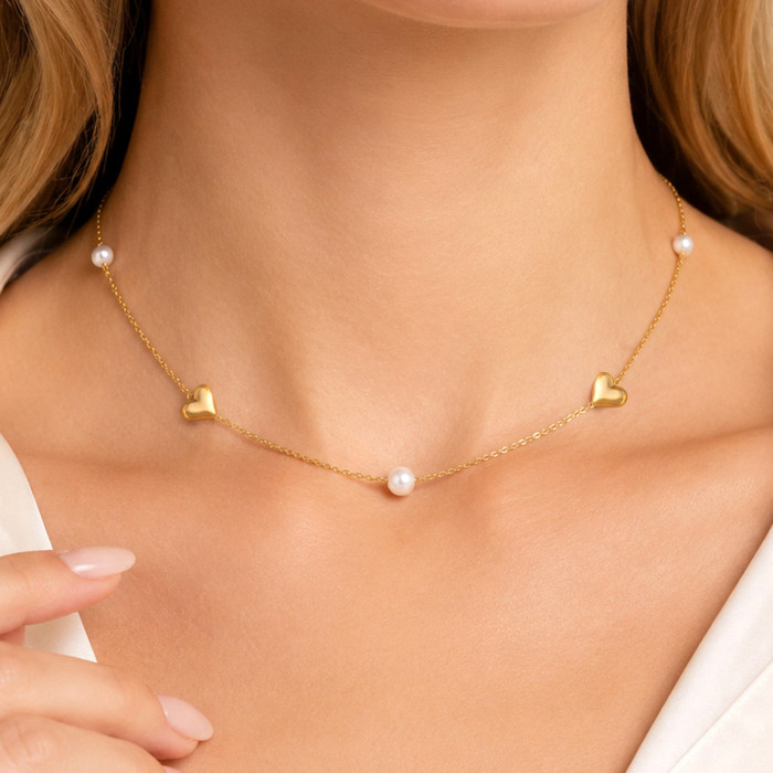 Wholesale Modern Aesthetic Layering Long Necklace