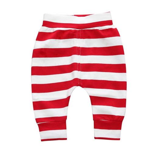 Elastic Waist Baby Pants Cotton Baby Boy Clothes Striped Loose