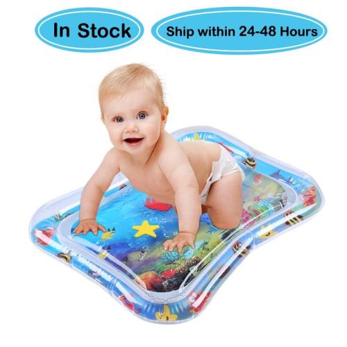 Baby Water Mat Inflatable Patted Pad Cushion Infant Toddler Water Play Mat