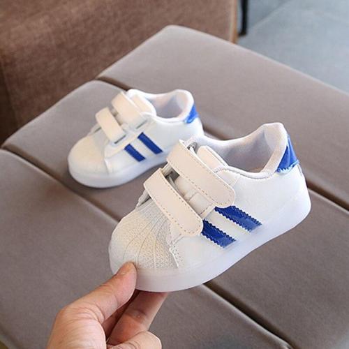 Baby Toddler Glowing Shoes Children Led Breathable Shoes Boys Glowing Sneakers