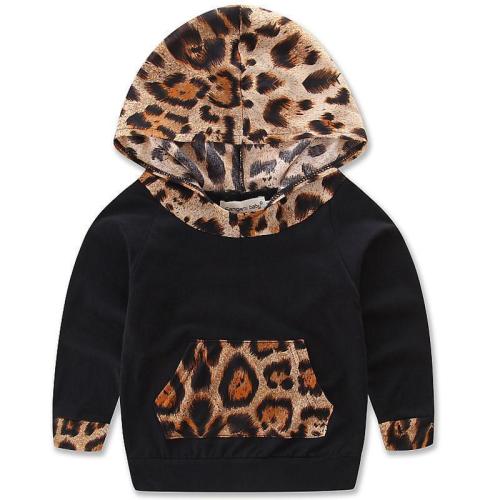 Newborn Toddler Kid Baby Boys Leopard Pullover Clothes Outfit