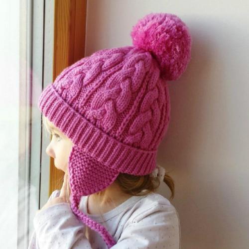 Kids Warm Crochet Knitted Hat Newborn Beanies Caps Cute Toddler Cap