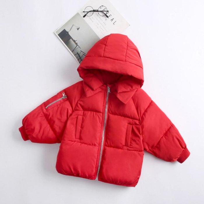 Children's Cotton Winter Down Coat Children's Boy Cotton-Padded Jacket