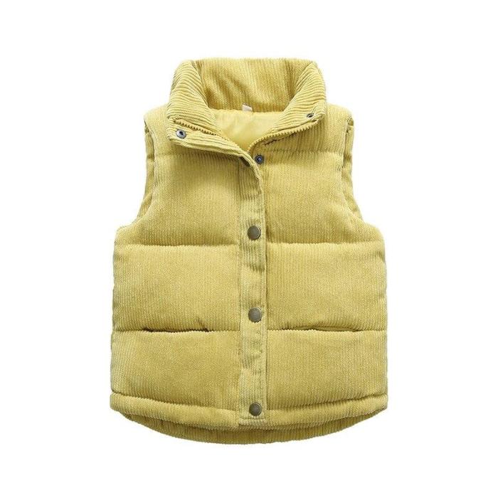 Autumn Boys Warm Vest Winter Thicken Waistcoat Kids Outerwear
