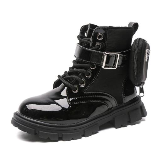 Winter Leather Kids Boots Winter Children Fashion Ankle Boots