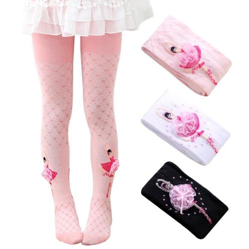 Dancing Ballet Tights for Girls Highly Elastic Soft Cotton Comfort Pantyhose