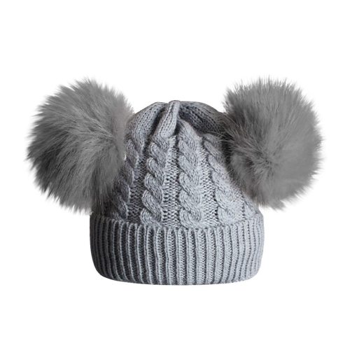 Childrens Baby Knitting Wool Hemming Hat Cute Winter Soft Knitted Caps