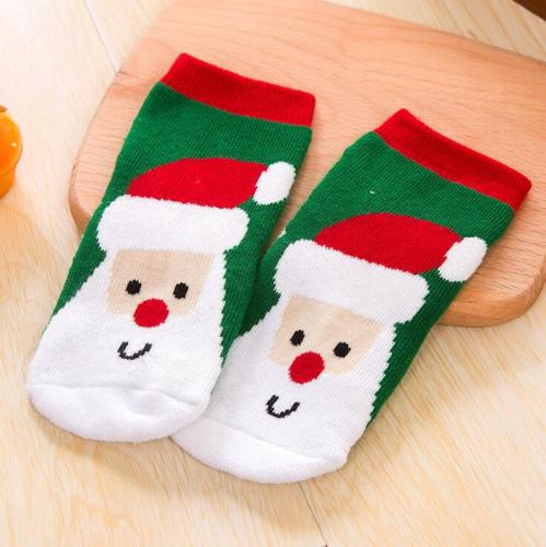 Cotton Baby Kids Socks Children Terry Snowflake Elk Santa Claus Christmas Bear Gift Stuff