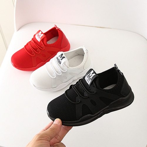 Children Infant Kids Shoes Baby Shoes Letter Mesh Sport Run Sneakers