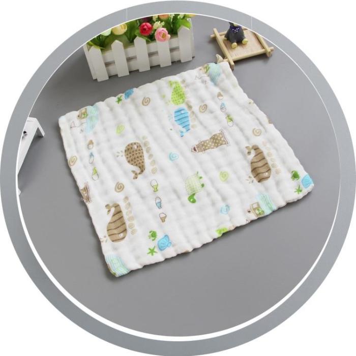 Cotton Baby Towel Handkerchief Colorful Kids Wipe Cloth Newborn Baby Face Towel
