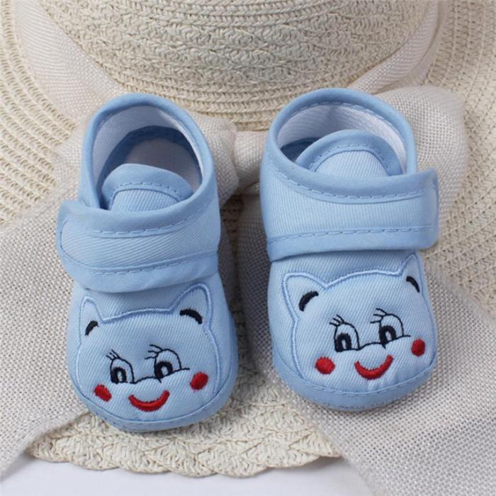 Newborn Baby Shoes Soft Sole Cartoon Anti-slip Shoes Comfortable Cotton Baby First Walkers