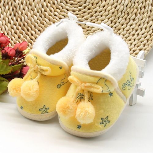 Winter Newborn Baby Girls Princess Boots First Walkers Soft Soled Footwear Shoes
