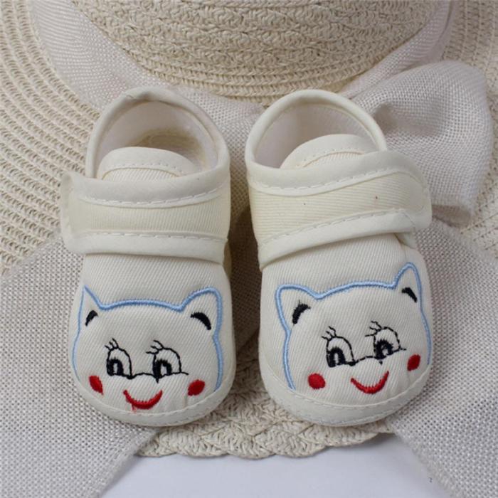 Newborn Baby Shoes Soft Sole Cartoon Anti-slip Shoes Comfortable Cotton Baby First Walkers