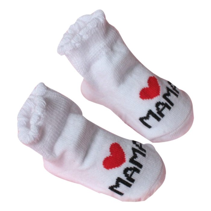 Baby Socks Cotton Infant Slip-resistant Floor Socks Anti-slip Letter Socks