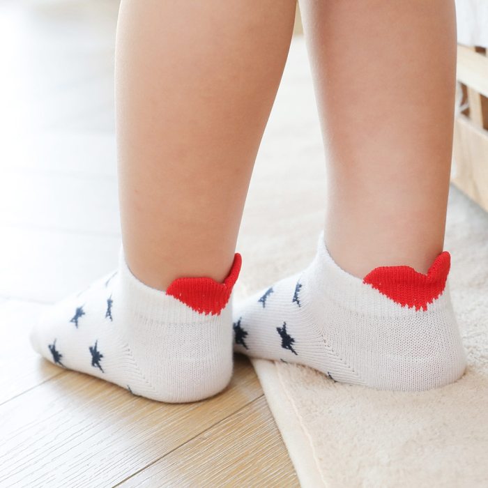 5 Pairs/lot Cute Lovely Short Baby Socks Cotton Mesh Cute Newborn Baby Toddler White Sock