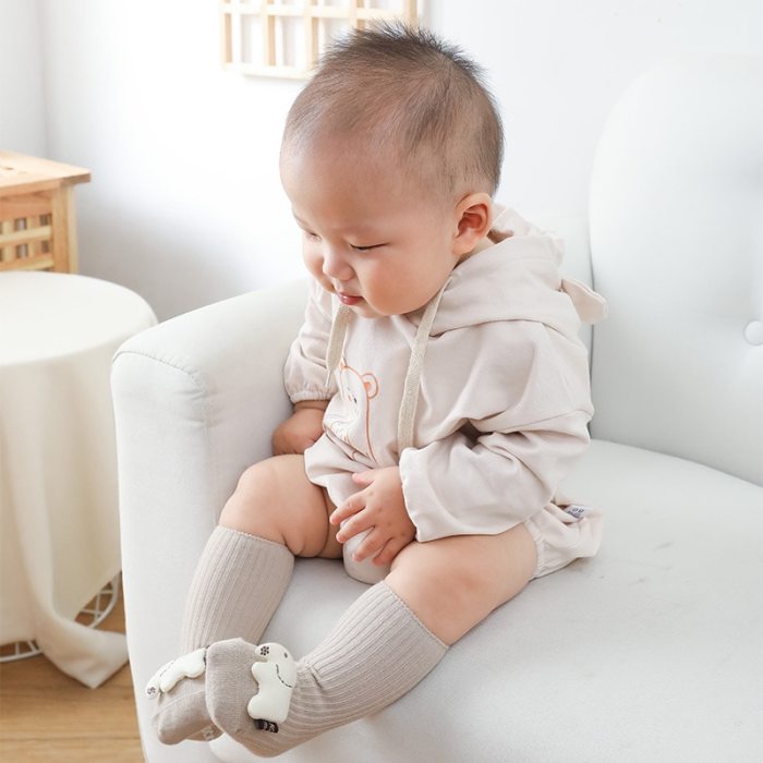 Soft Cotton Anti Slip Baby Socks Newborn Cartoon Animal Baby Floor Socks