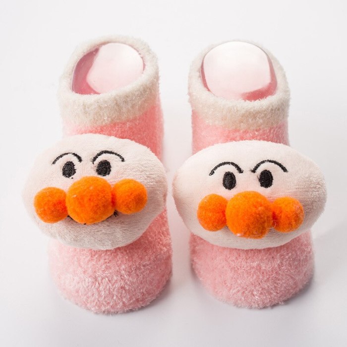 Newborn Baby Anti Slip Socks Winter Warm Thick Infant Baby Cartoon Christmas Socks