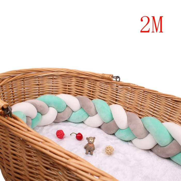 Bed Bumpers in the crib Kids For Newborn Baby Pillow Cushion Cot Room Infant Knot Things Protector