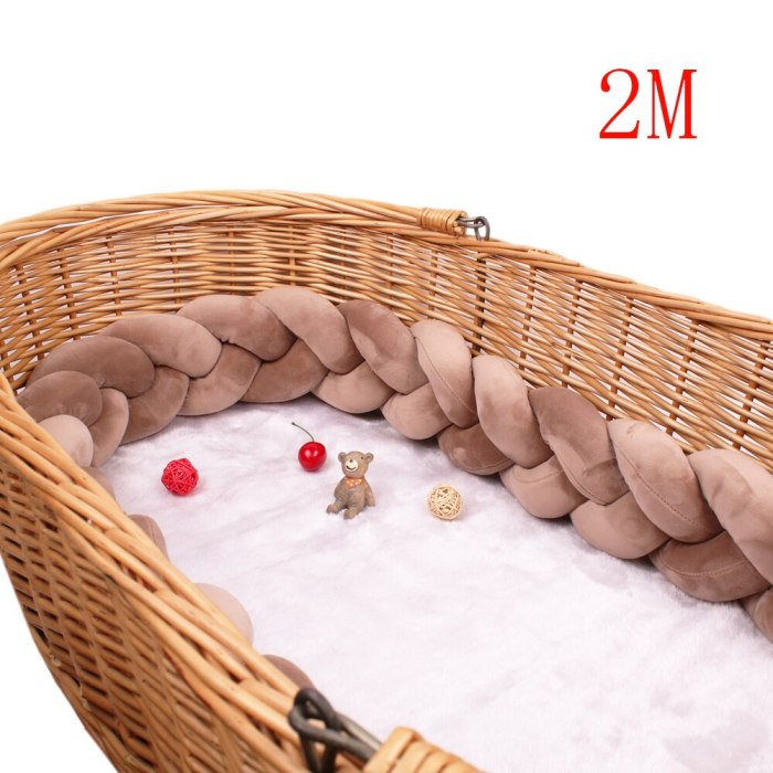 Bed Bumpers in the crib Kids For Newborn Baby Pillow Cushion Cot Room Infant Knot Things Protector