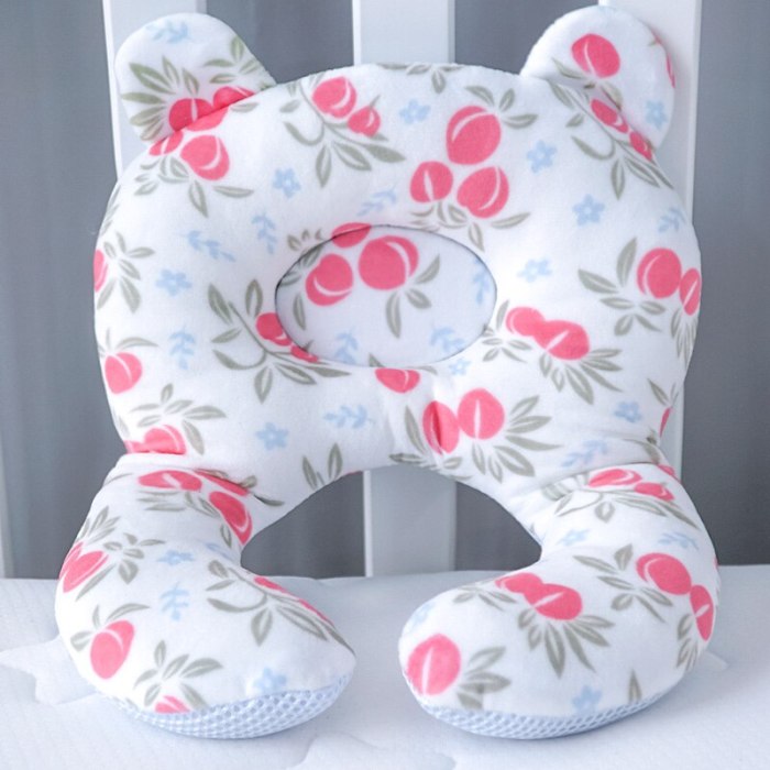 Concave Baby Pillow Neck Head Baby Kids Pillows Soft Cotton Sleep Cushion Anti Roll Dropship