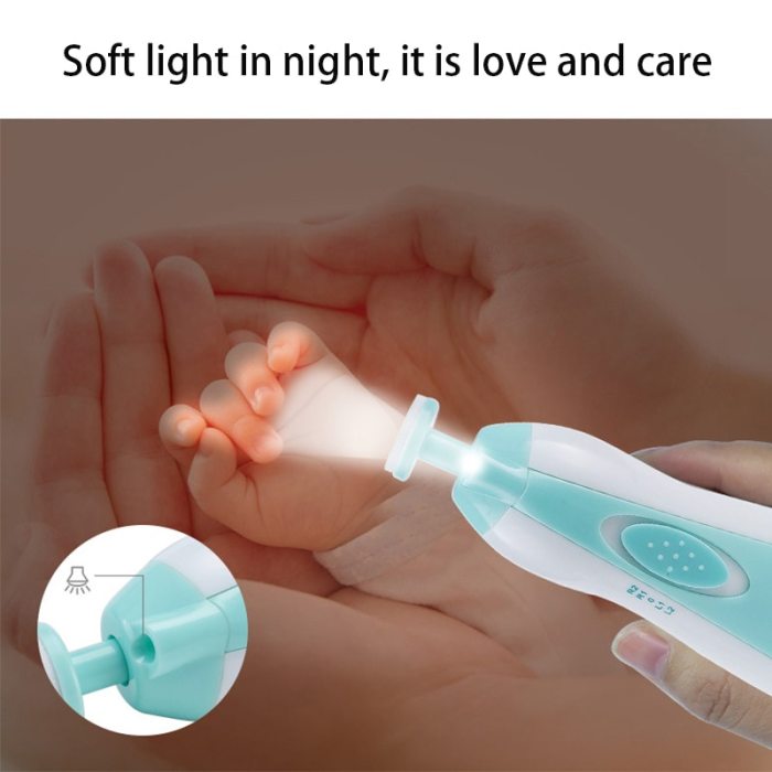 Electric Baby Nail Trimmer Kids Scissors Infant Nail Care Safe Nail Clipper Cutter