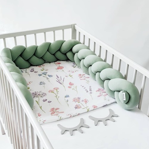 1M Baby Crib Bumpers Cushion Pillow Baby Bed Protection Bumpers