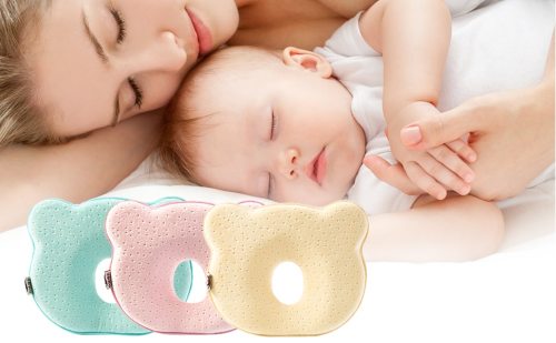 Memory Foam Breathable Baby Shaping Pillows To Prevent Flat Head Ergonomic Newborns Pillow Infant Cushion