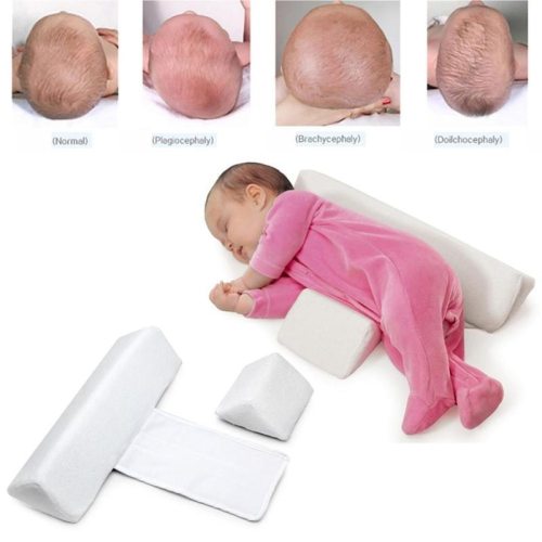 Newborn Baby Shaping Styling Pillow Anti-rollover Side Sleeping Pillow Triangle Baby Positioning Pillow