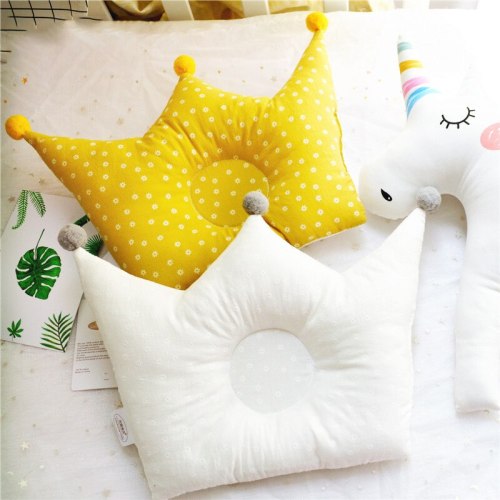Baby Shaping Pillow Prevent Flat Head Infants Crown Dot Bedding Pillows Room Decoration Accessories