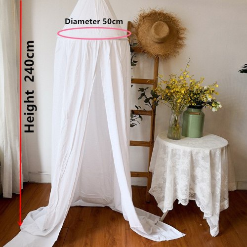 Baby Bed Curtain Children Room Decoration Crib Netting Baby Tent Cotton Hanging Canopy Dome Baby Mosquito Net Photography Props