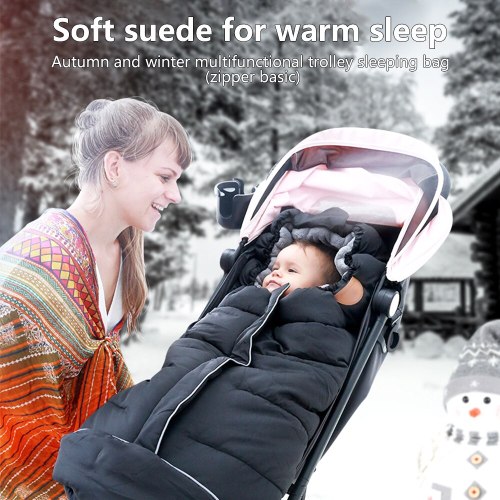 Baby Stroller Sleeping Bag Winter Warm Envelopes For Newborn Thicken Stroller Sleepsacks Windproof Envelopes Sleep Sack Blanket
