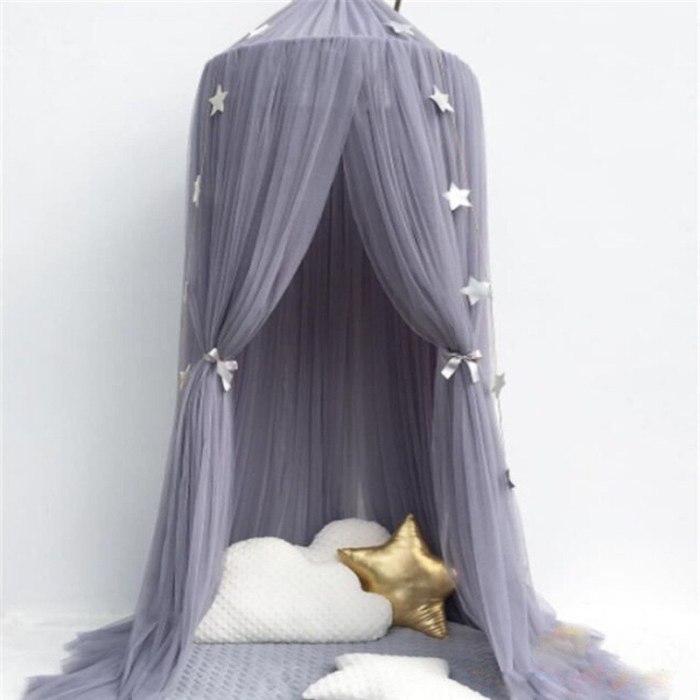 Mosquito Net Bed Curtain Baby Canopy Tent Baby Crib Netting Cot Hung Dome Girl Princess Play Tent