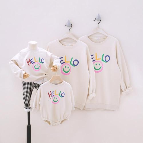 Family of Four Family Matching Outfits Sweatshirt Tees Family Looking Sweatshirts Long Sleeve Set